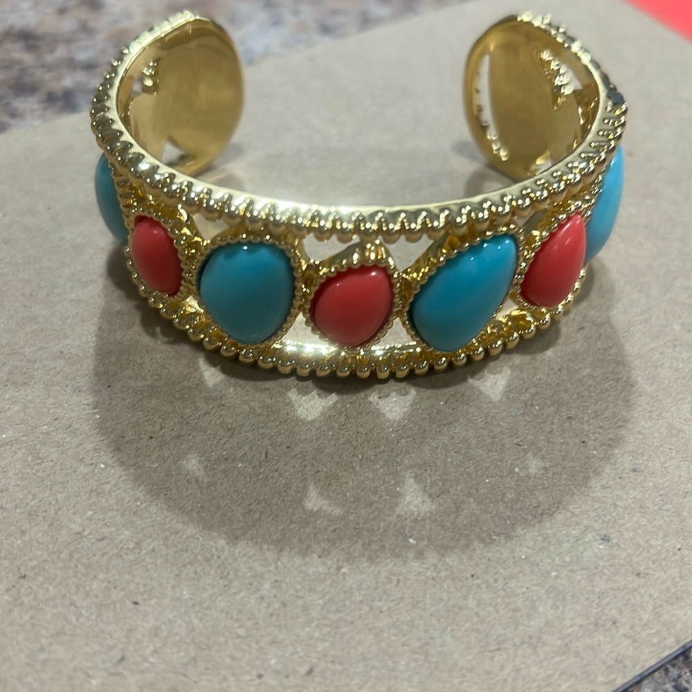 Lilly Pulitzer gold toned bangle bracelet